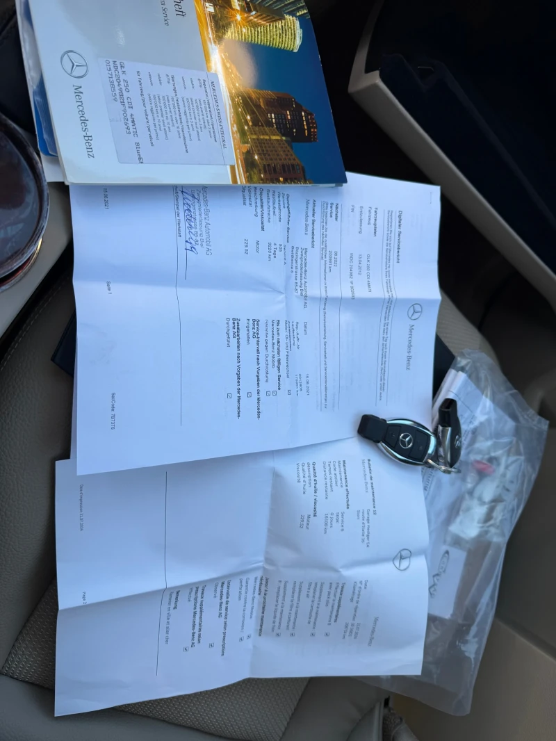 Mercedes-Benz GLK 2.5CDI 4-MATIC CH Navi , снимка 17 - Автомобили и джипове - 51521137