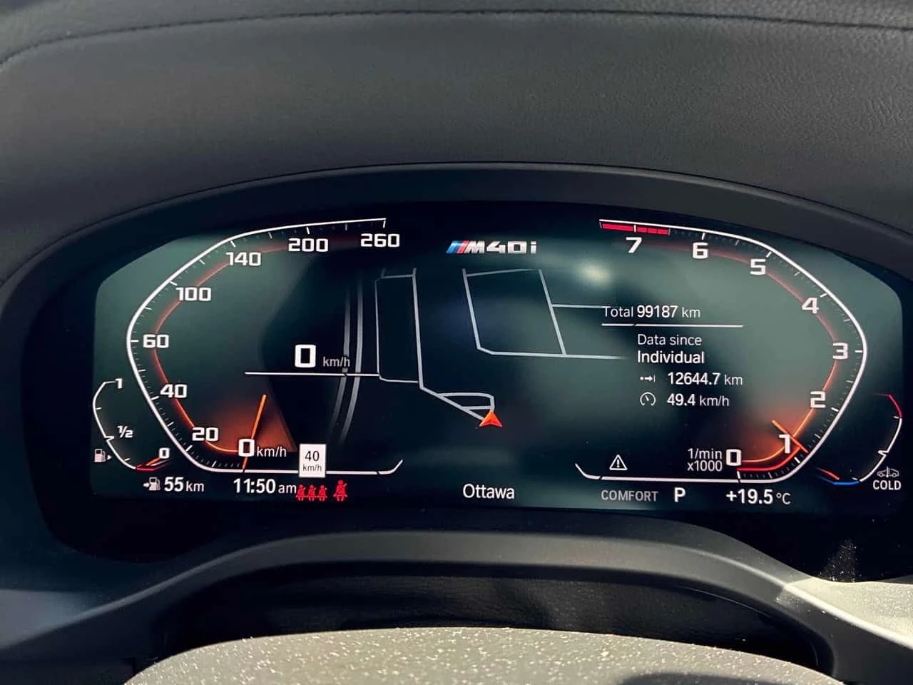 BMW X3 M40i/CARFAX/B58/ПАНОРАМА, снимка 8 - Автомобили и джипове - 54572494