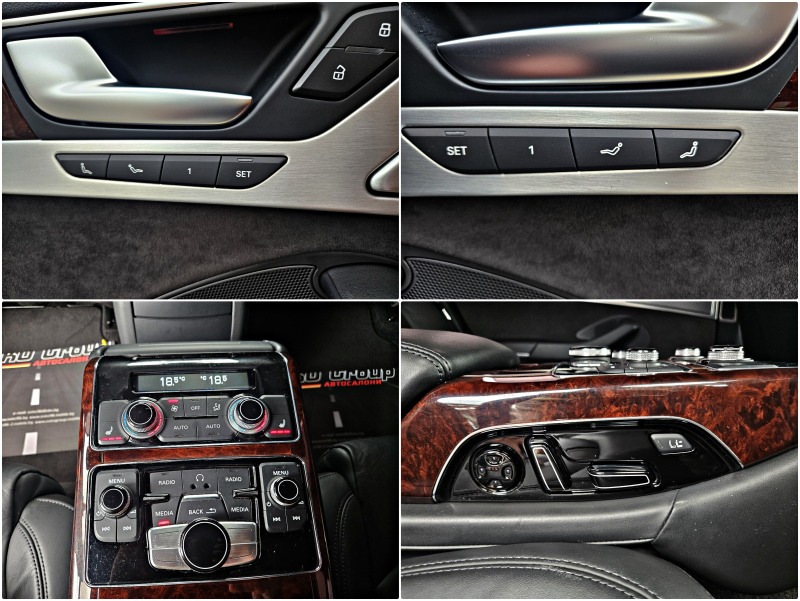 Audi A8 L/4.2TDI/TV/MONITORI/360CAM/ПОДГР/ВАКУУМ/BOSE/LIZI, снимка 14 - Автомобили и джипове - 46375434