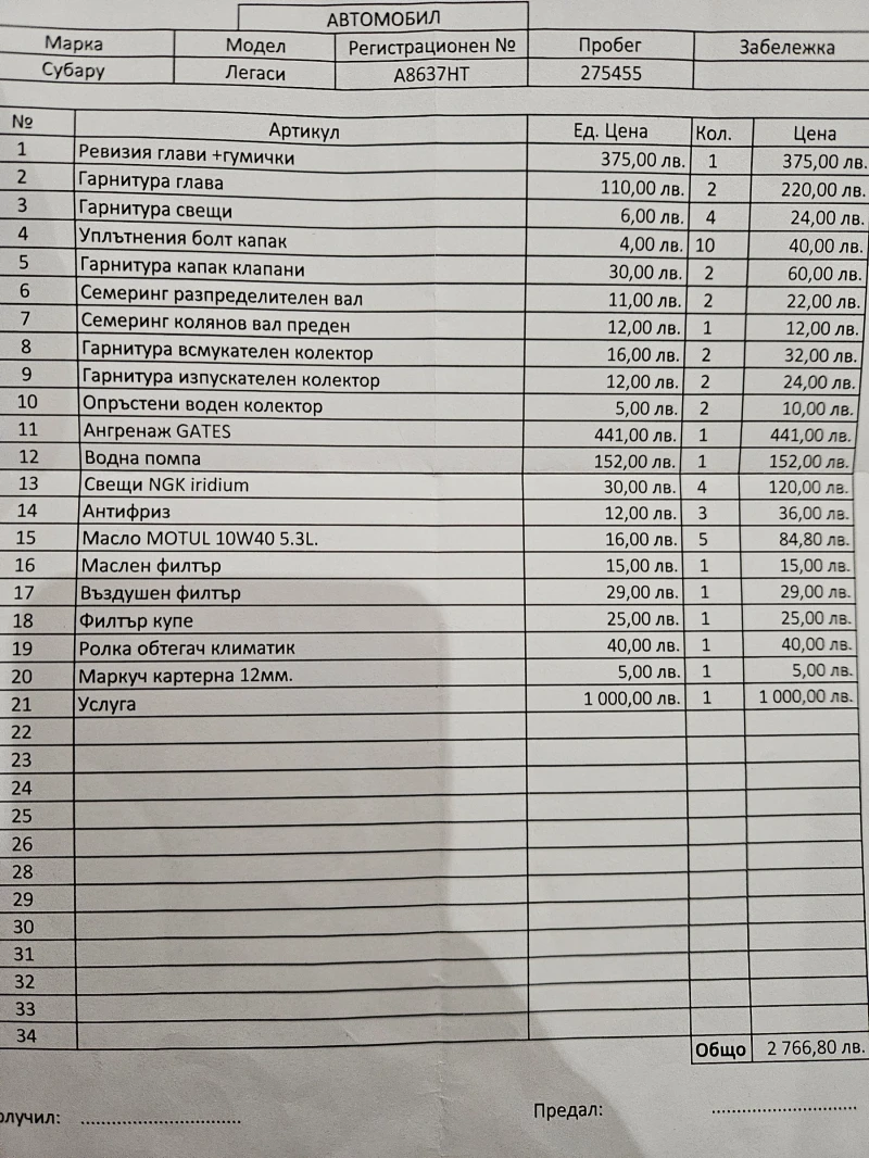 Subaru Legacy, снимка 16 - Автомобили и джипове - 53477858