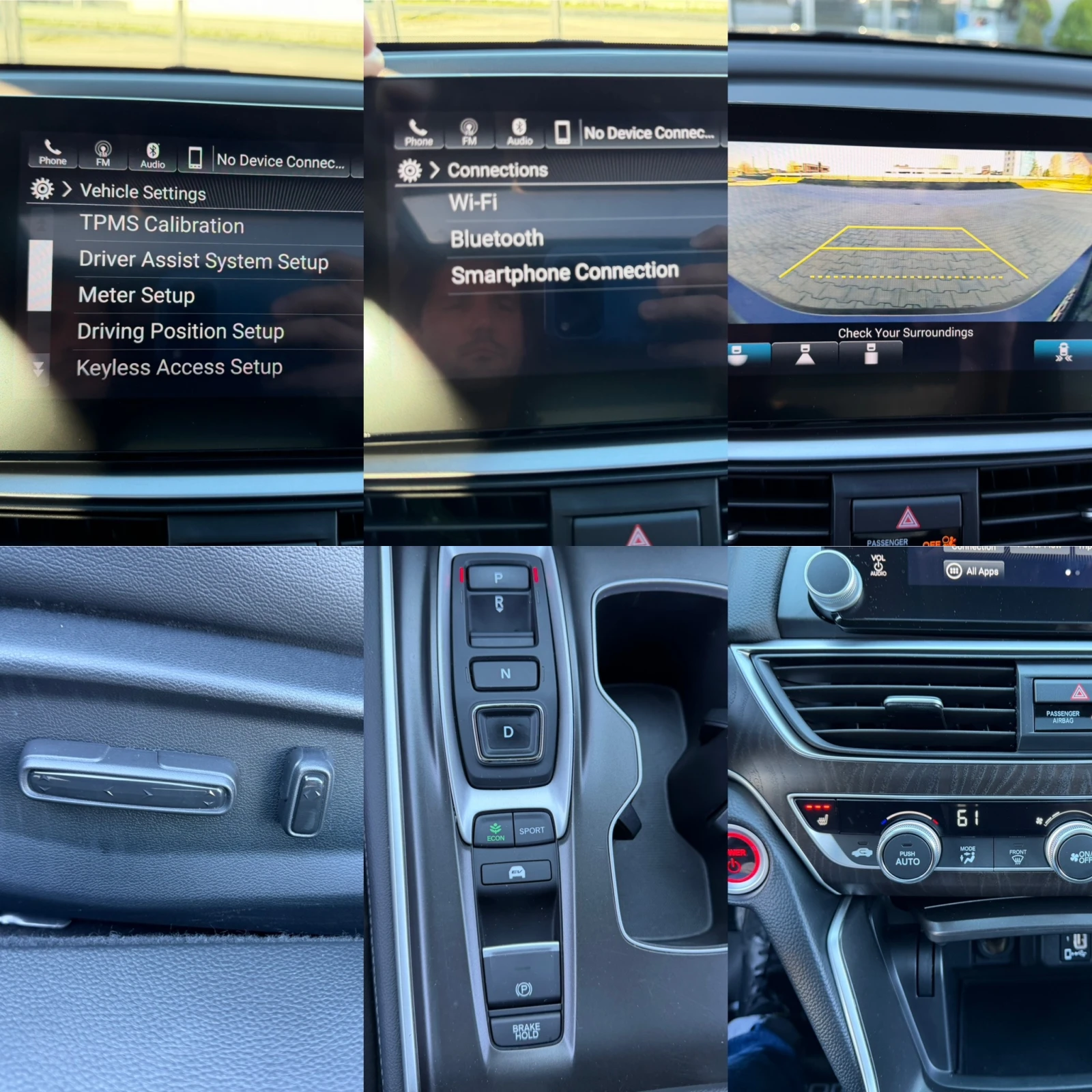 Honda Accord HYBRID-PREMIUM-DISTRONIC-KEY-LESS-EASY-ENTRY-ПОДГ, снимка 15 - Автомобили и джипове - 54146277