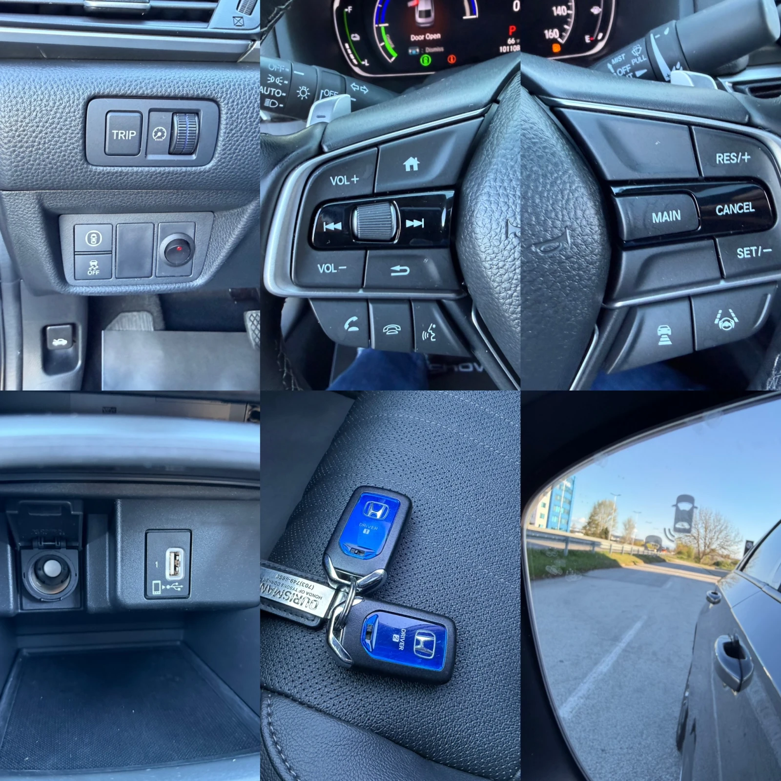 Honda Accord HYBRID-PREMIUM-DISTRONIC-KEY-LESS-EASY-ENTRY-ПОДГ, снимка 16 - Автомобили и джипове - 54146277