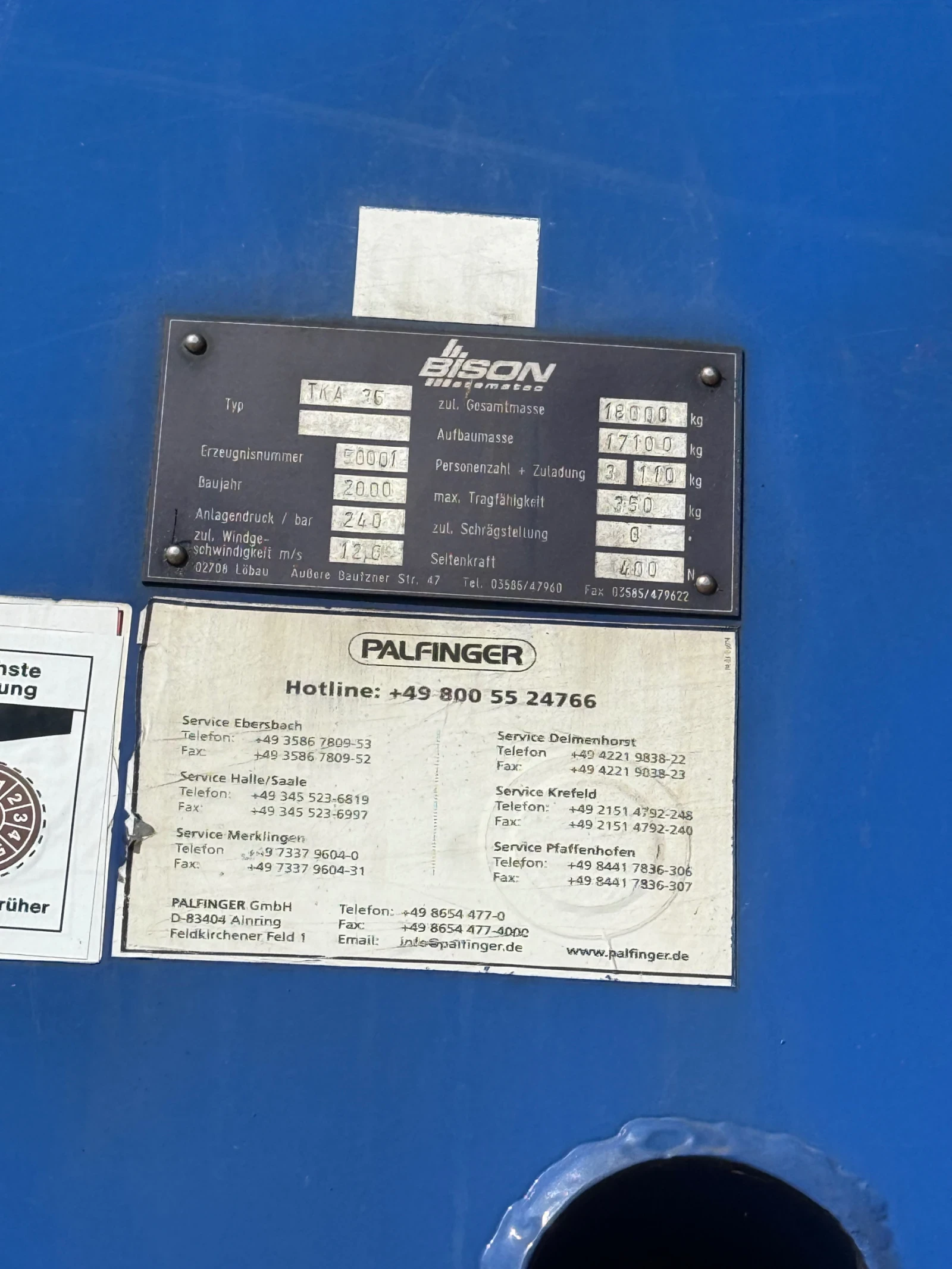 Автовишка Друга марка Palfinger Bison 35 TKA - изображение 8
