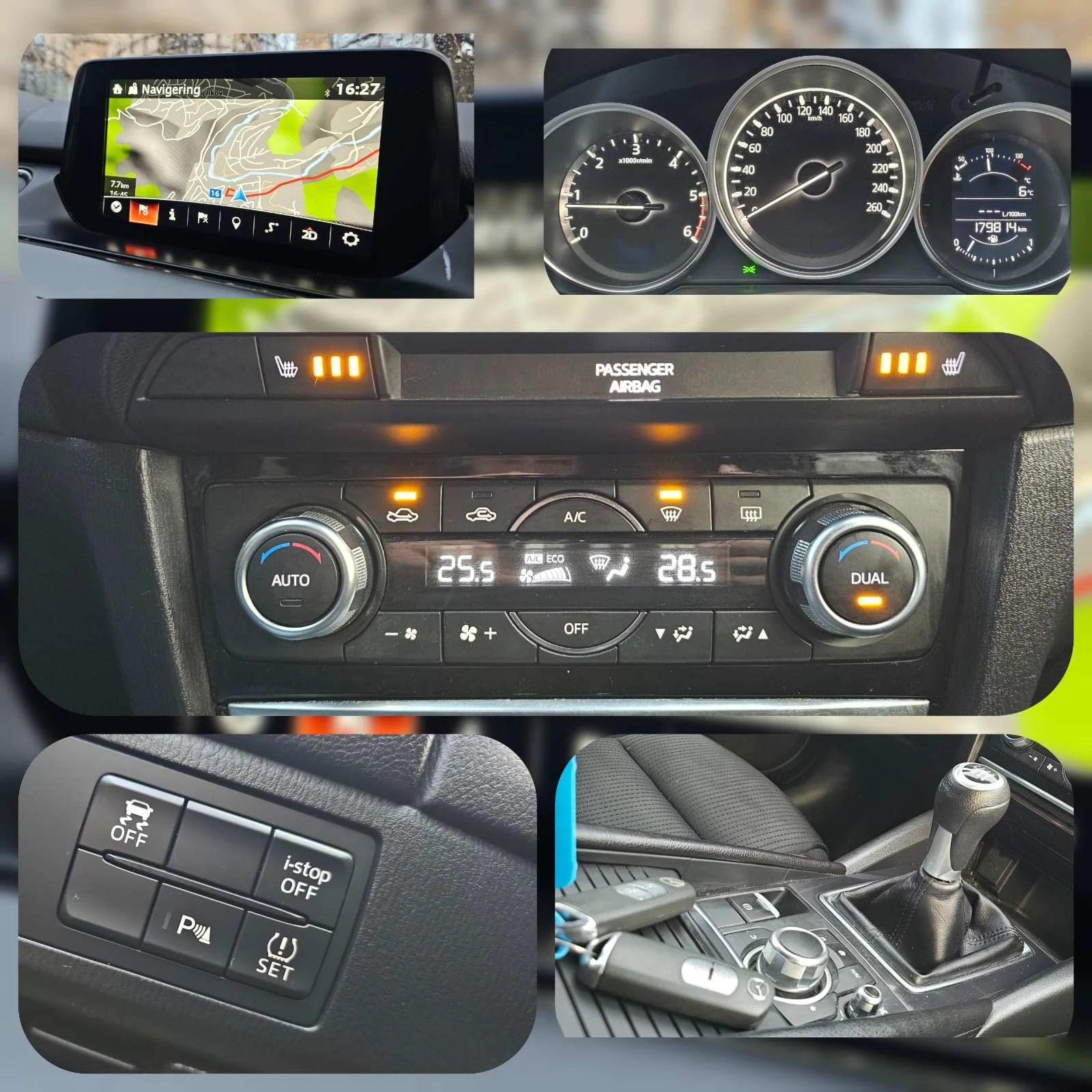 Mazda 6 2.2 SKYACTIV-D 150 Prime Line , снимка 9 - Автомобили и джипове - 52675073