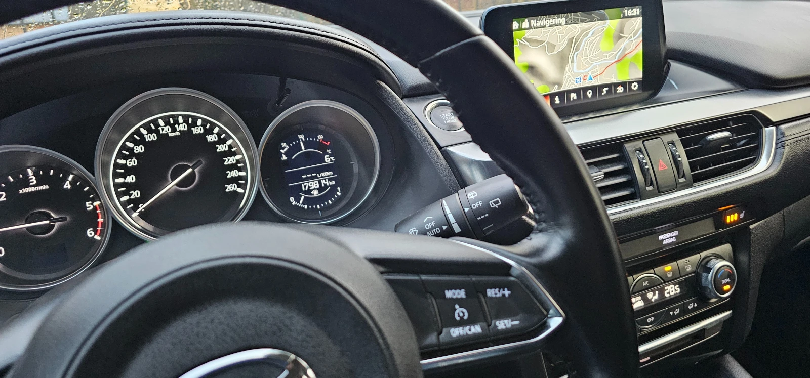 Mazda 6 2.2 SKYACTIV-D 150 Prime Line , снимка 8 - Автомобили и джипове - 52675073