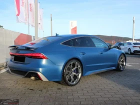 Audi Rs7 4.0TFSI/630HP/PERFORMANC/QUATTRO/360/LASER/22/119z, снимка 7