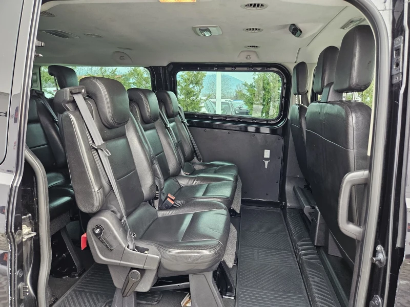 Ford Transit Custom 2.2TDCI-155кс= 9МЕСТА= 6СКОРОСТИ= НАВИ= АВТОПИЛОТ, снимка 12 - Бусове и автобуси - 48593086