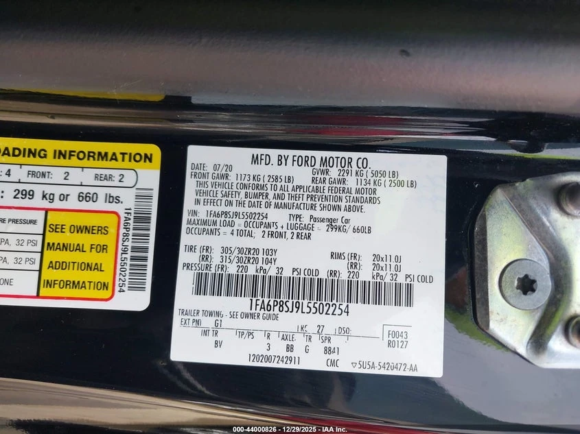 Ford Mustang 5.2l Shelby Gt500 Fastback, снимка 9 - Автомобили и джипове - 53751447