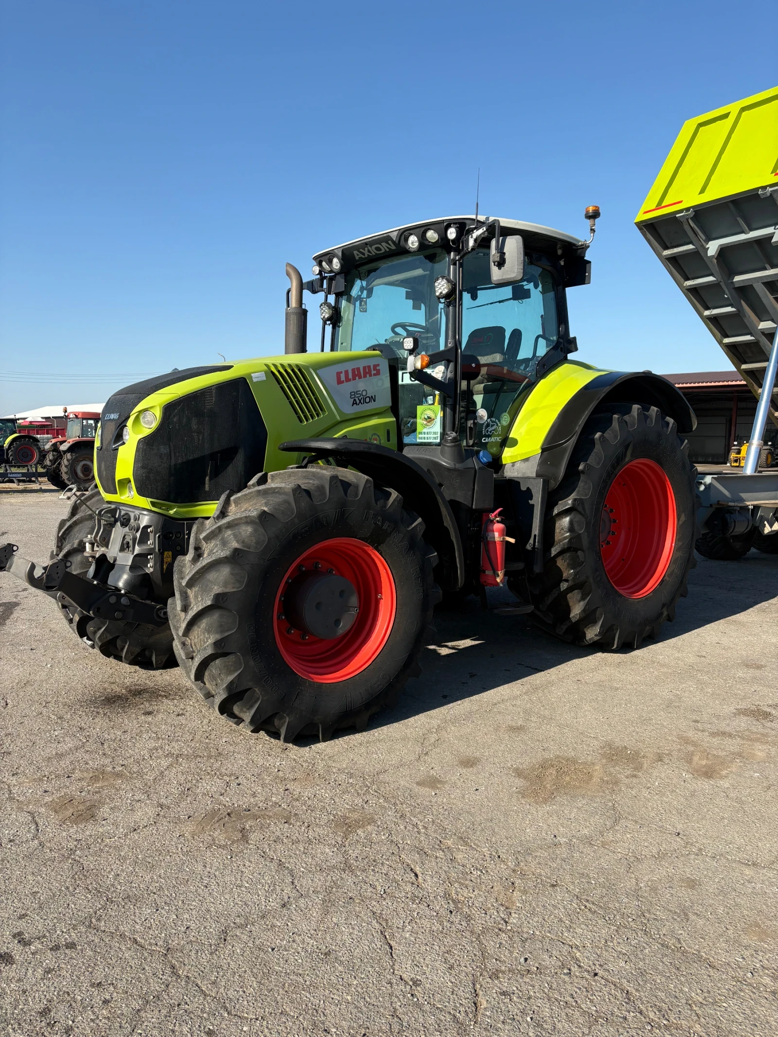 Трактор Claas Axion 850 Cmatic