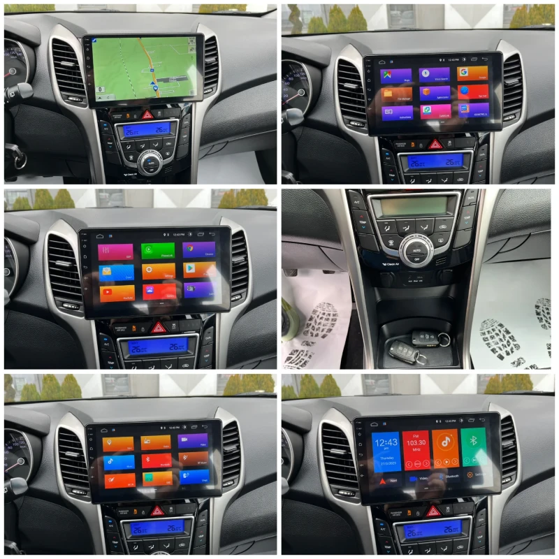 Hyundai I30 1.6CRDI 110к.с. Navigation Waze 158000км. Запазена, снимка 15 - Автомобили и джипове - 49311142