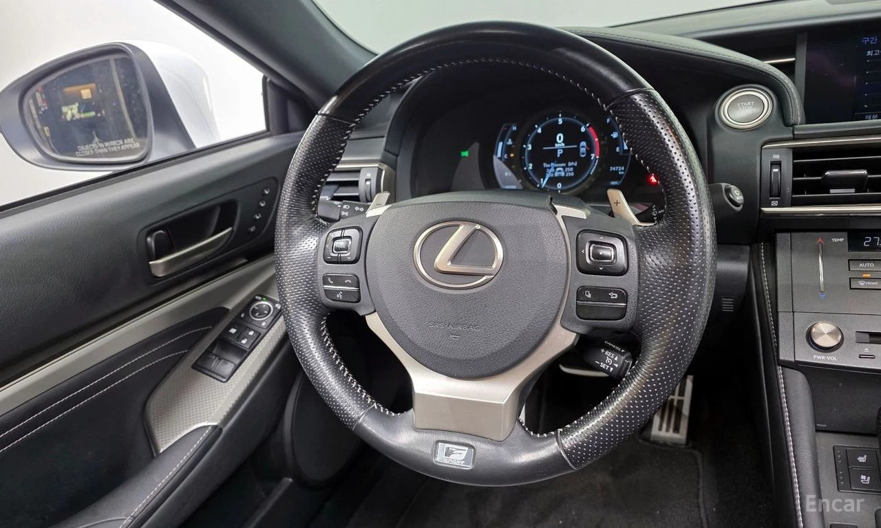 Lexus RC 200t F* SPORT* ПОДГРЕВ* ОБДУХВАНЕ* КАМЕРА* КЕЙЛЕС* , снимка 9 - Автомобили и джипове - 54581076