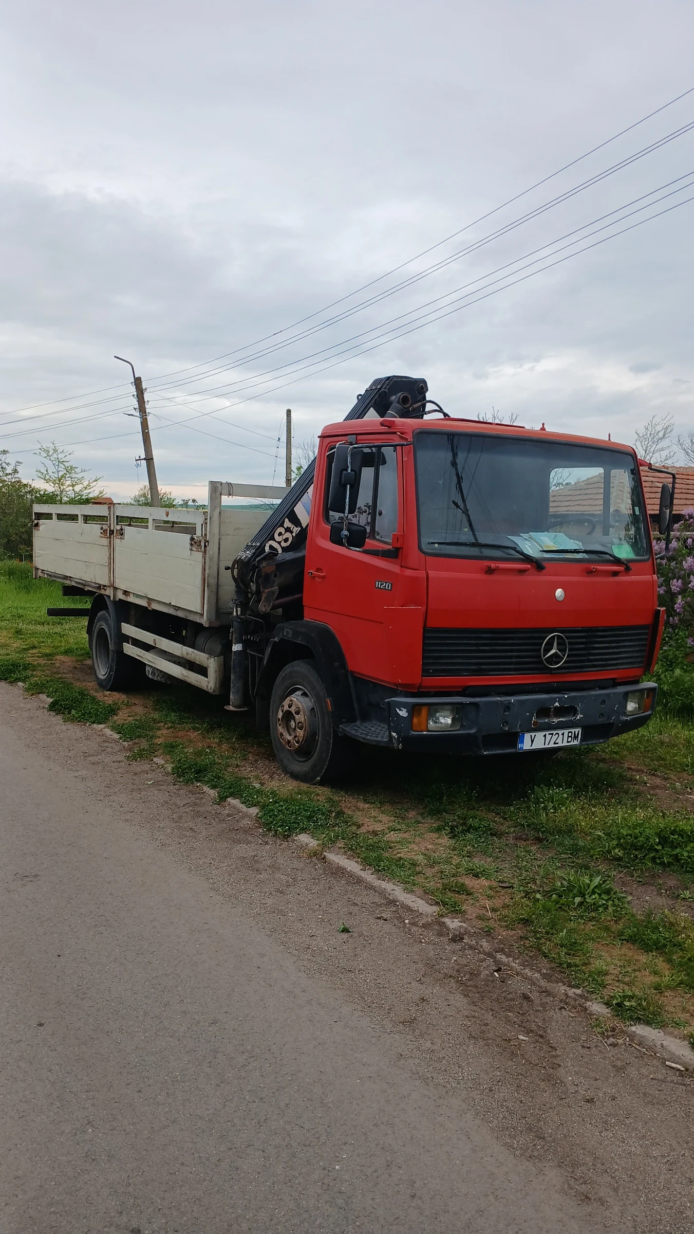 Mercedes-Benz 1120 КРАН , снимка 5 - Камиони - 54773799