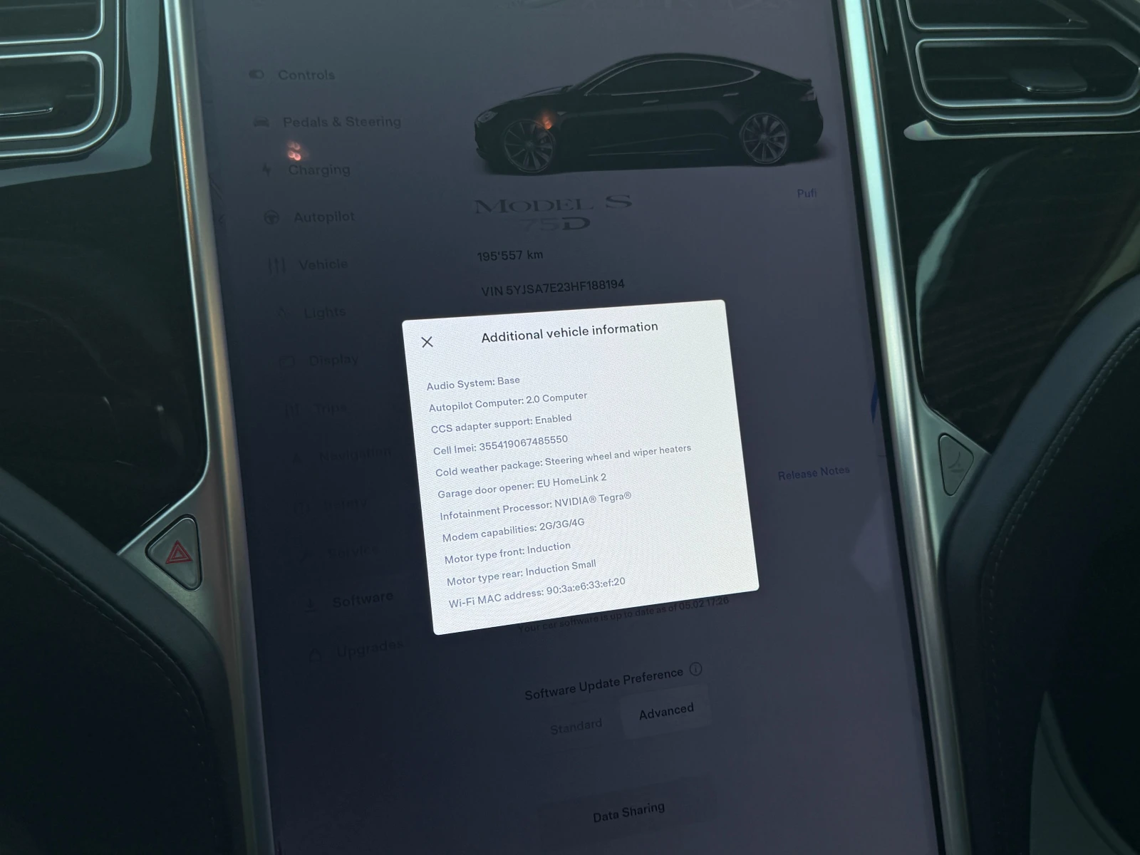 Tesla Model S * 75D* EU* FreeSuperCharge* EU* CCS | Mobile.bg � ����������� 12