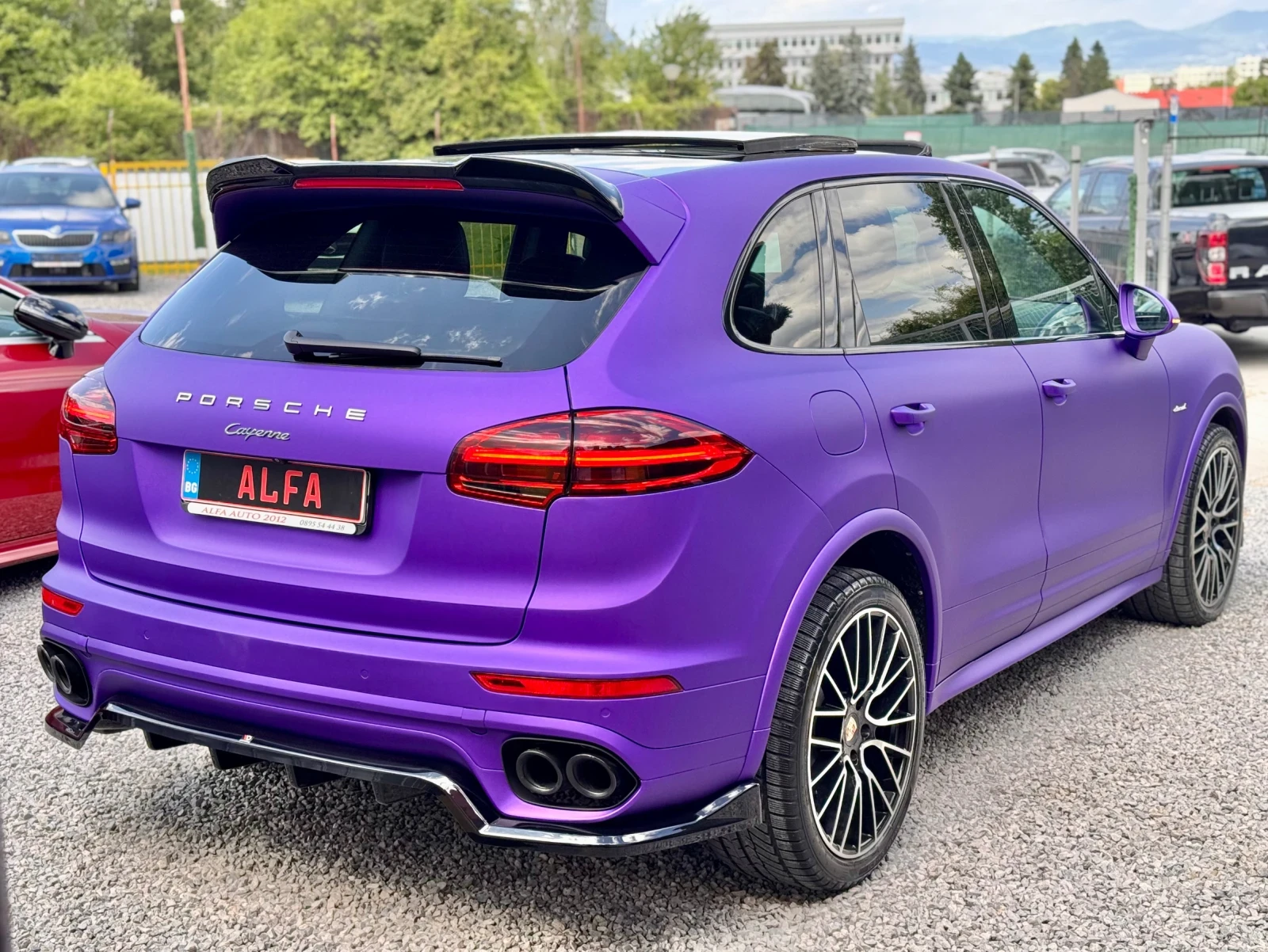 Porsche Cayenne 3.0d/ПОРЪЧКОВ/ЛИЛАВ САТЕН/ФОЛИО/БЕЗ АНАЛОГ/// - изображение 6