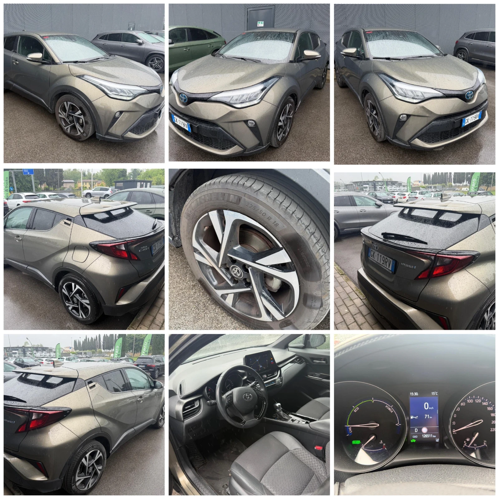 Toyota C-HR 1.8h 122к.с FACE с ГАРАНЦИЯ 2022г., снимка 17 - Автомобили и джипове - 54679724