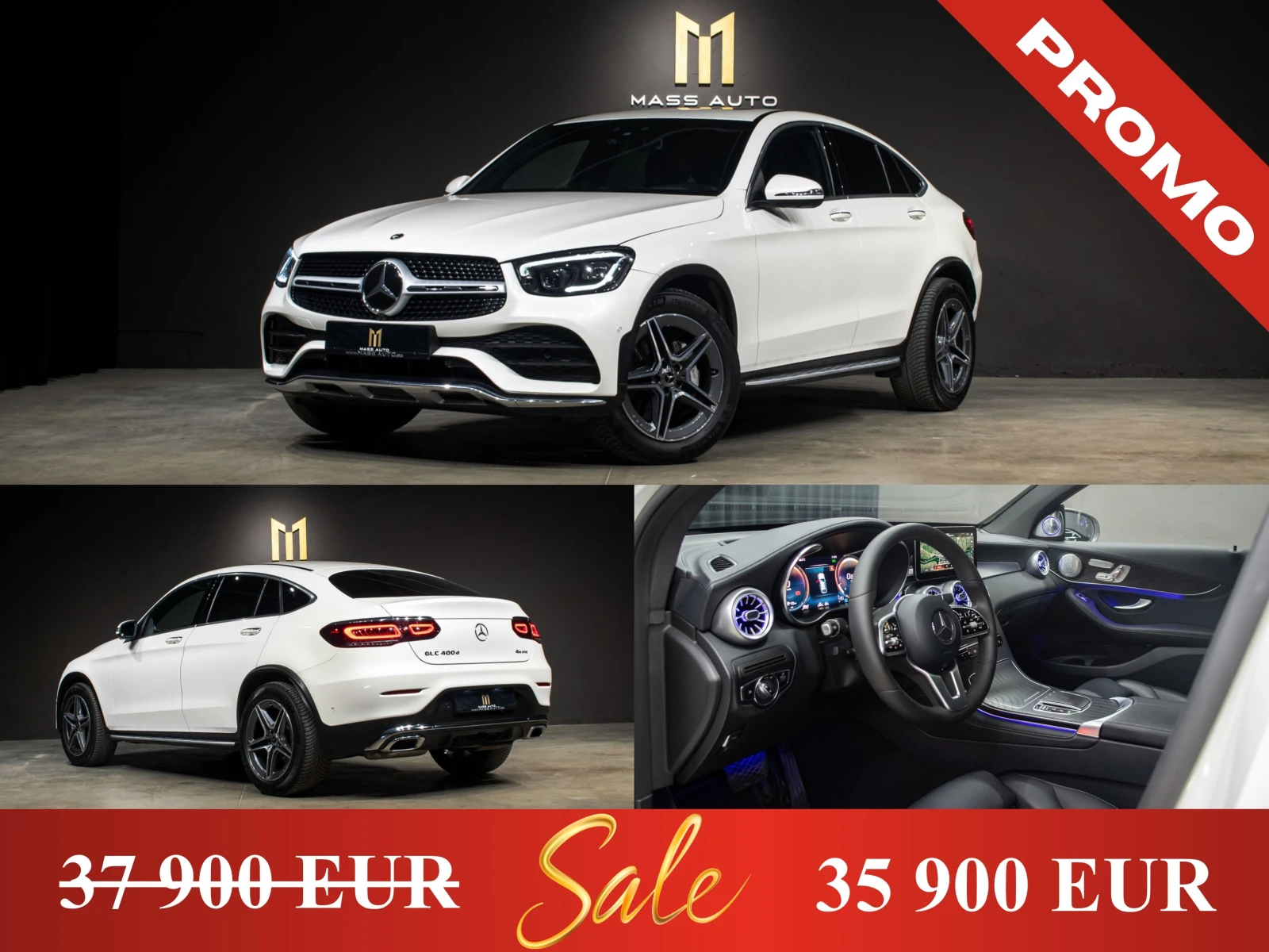 Mercedes-Benz GLC 350 /400d/Coupe/AMG/4Matic/ПълнаСервизнаИстория