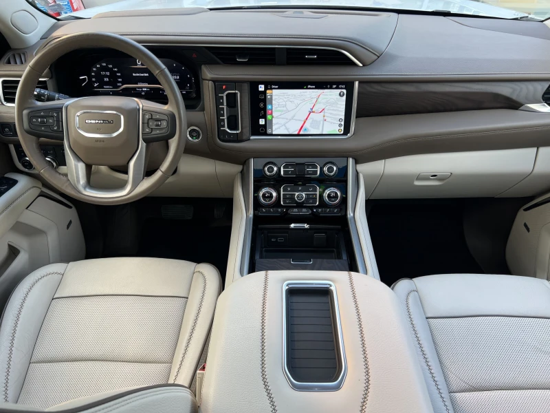Gmc Yukon 6.2 V8 DENALI/BOSE/PANO/HEAD UP/360/TV/7-МЕСТЕН/, снимка 12 - Автомобили и джипове - 49992444