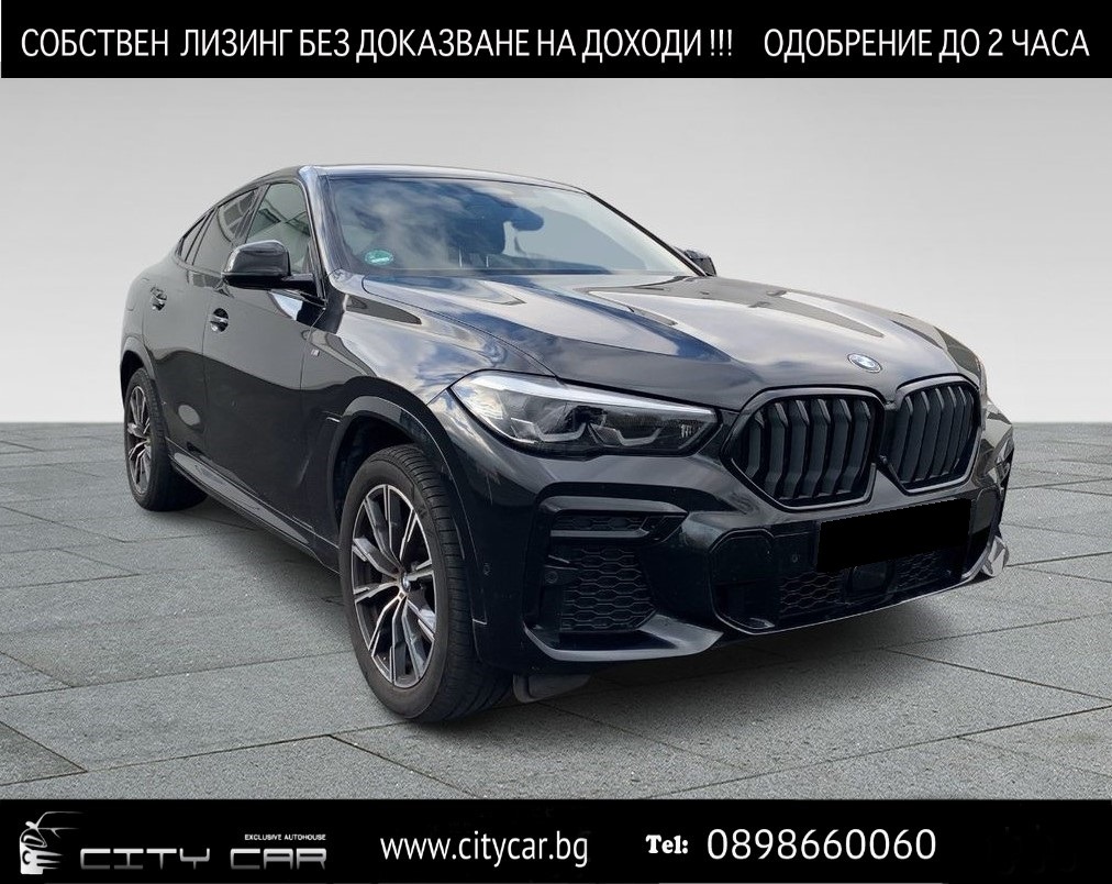 BMW X6 30d/ M-SPORT/ xDrive/ ICONIC GLOW/ 360 CAMERA/ 20/ - изображение 1