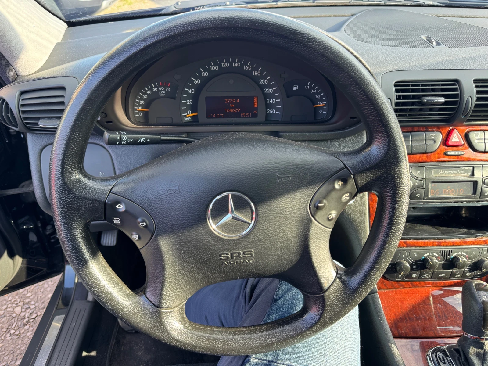 Mercedes-Benz C 200 164400км* KLIMA* 2.0 kompressor 163hp* 2001г, снимка 3 - Автомобили и джипове - 53747220