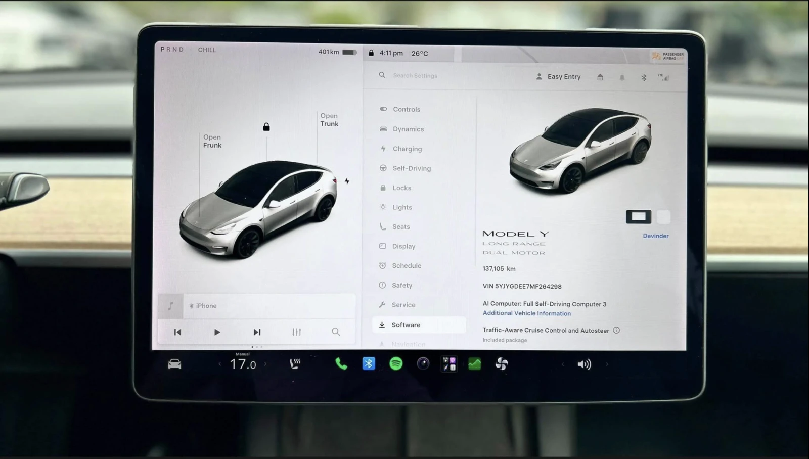 Tesla Model Y Long Range AWD , снимка 14 - Автомобили и джипове - 55631844