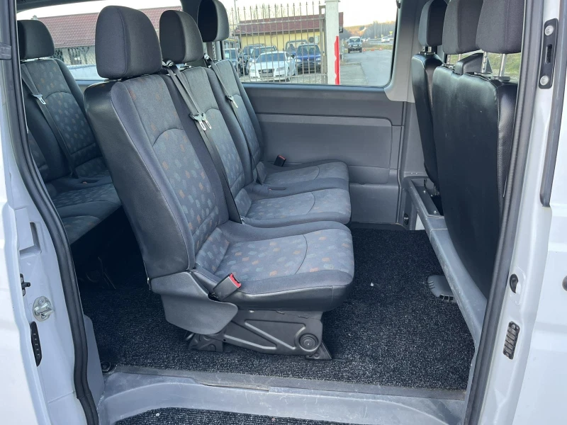 Mercedes-Benz Vito 2.2CDI 116кс 6 СКОРОСТИ LONG 9 МЕСТА КЛИМАТИК , снимка 10 - Бусове и автобуси - 48437593