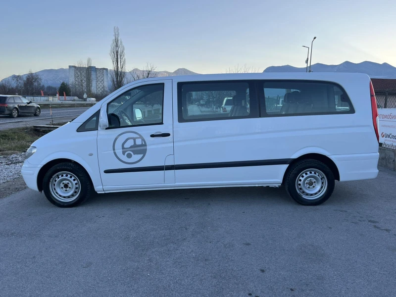 Mercedes-Benz Vito 2.2CDI 116кс 6 СКОРОСТИ LONG 9 МЕСТА КЛИМАТИК , снимка 6 - Бусове и автобуси - 48437593