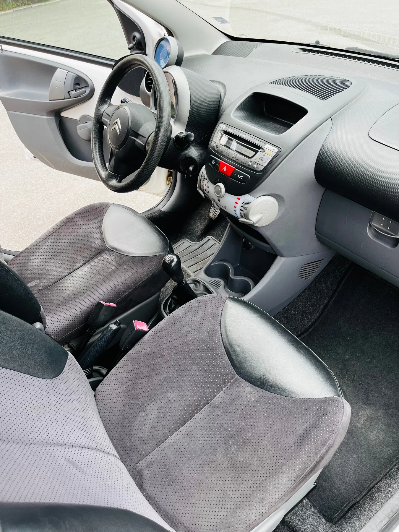 Citroen C1 ГАЗ/Бензин, Климатик. Реални 98 665 км., снимка 10 - Автомобили и джипове - 55142451