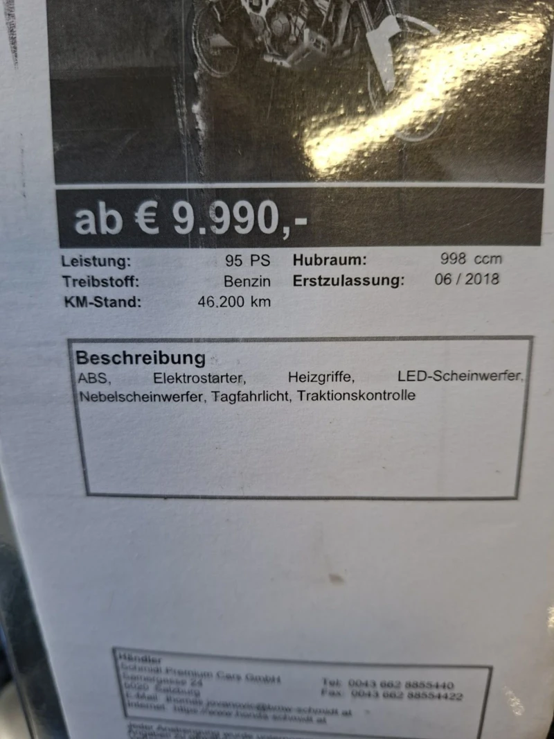 Honda Crf Africa twin adventure sport , снимка 13 - Мотоциклети и мототехника - 53087268