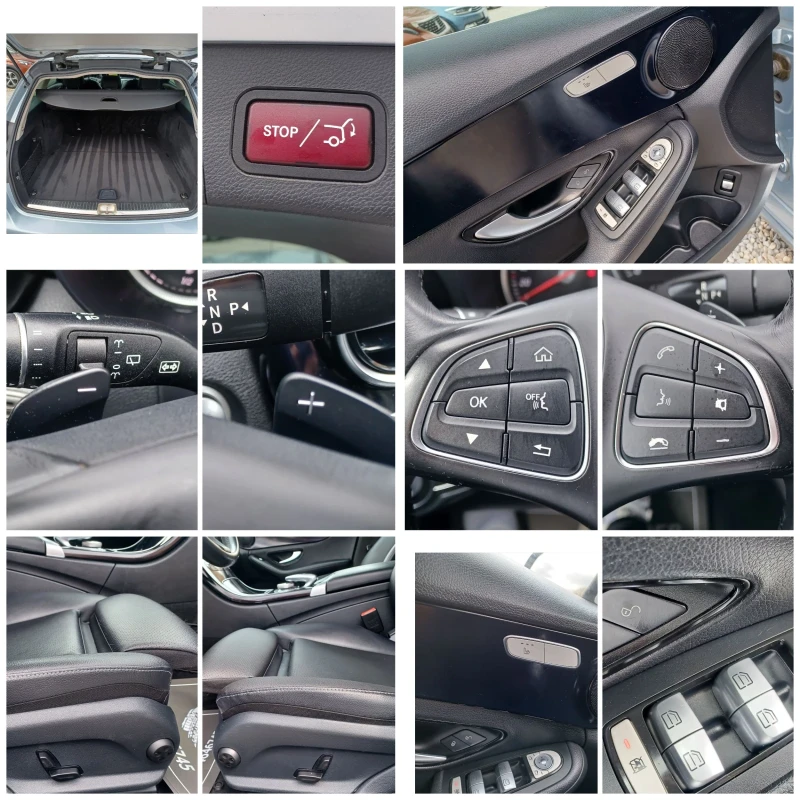 Mercedes-Benz C 220 2.2-170к.с НАВИГАЦИЯ!КОЖА!АВТОМАТ!ПОДГРЕВ!ТОП!, снимка 15 - Автомобили и джипове - 49848355