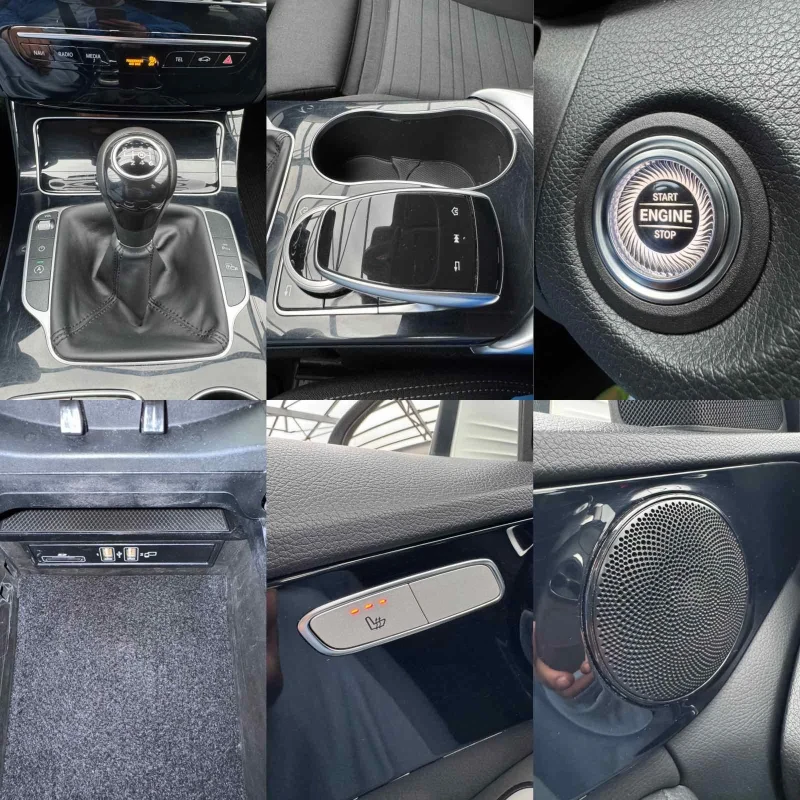 Mercedes-Benz C 220 d* 160ps* 6ск* Facelift* LED* НАВИ* Теглич* , снимка 14 - Автомобили и джипове - 51922961
