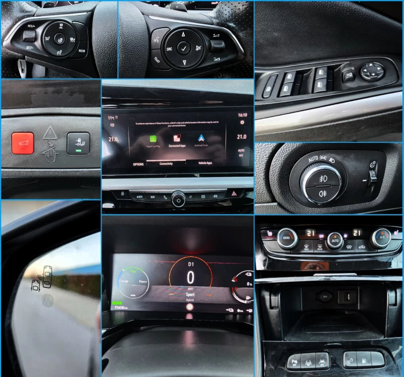 Opel Grandland X GSe/AWD/AT8/1.6PHEV/300hp, снимка 12 - Автомобили и джипове - 52711048