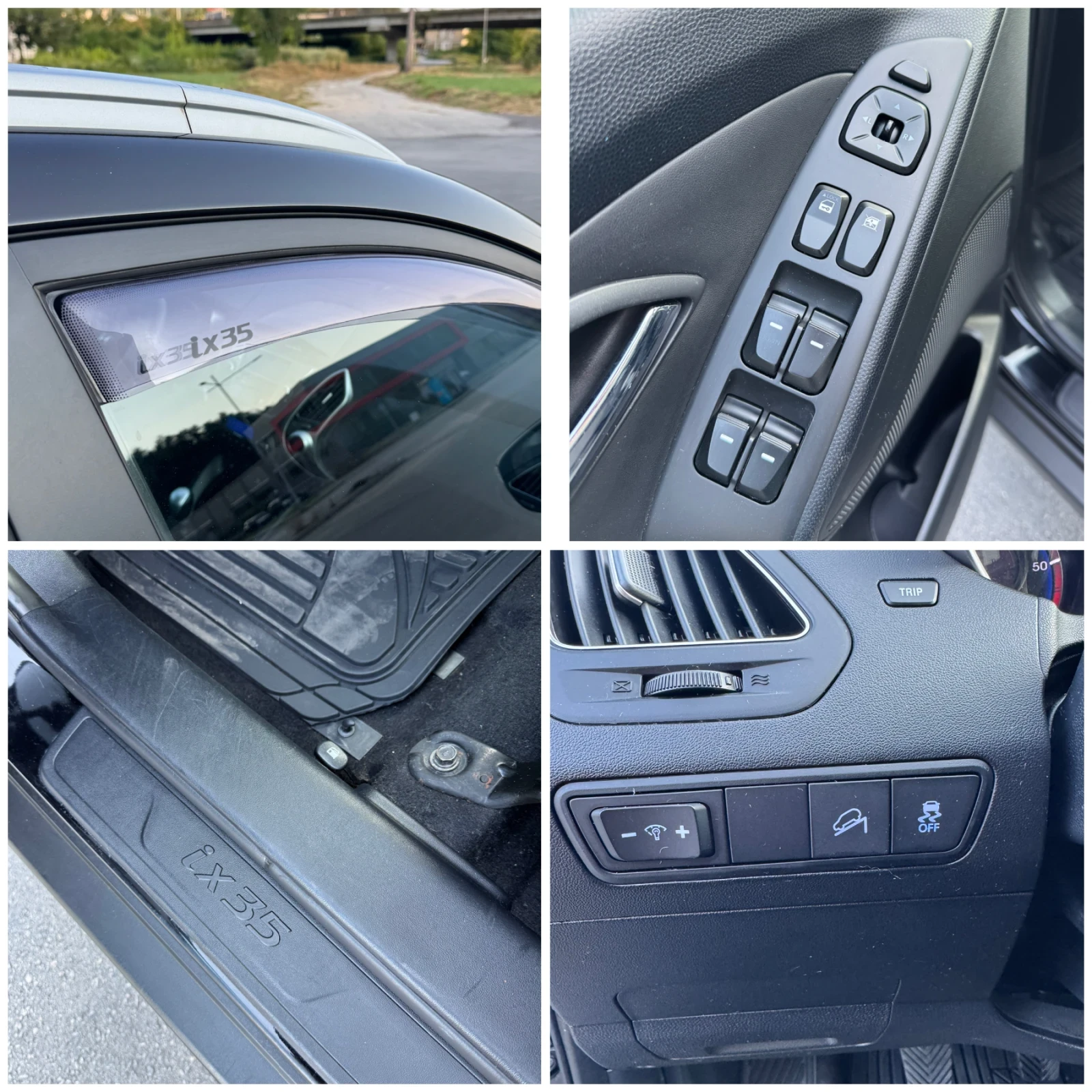 Hyundai IX35 1.7 CRDi 116k.c. * Подгрев * Кожа * Bluetooth/AUX, снимка 12 - Автомобили и джипове - 55504017