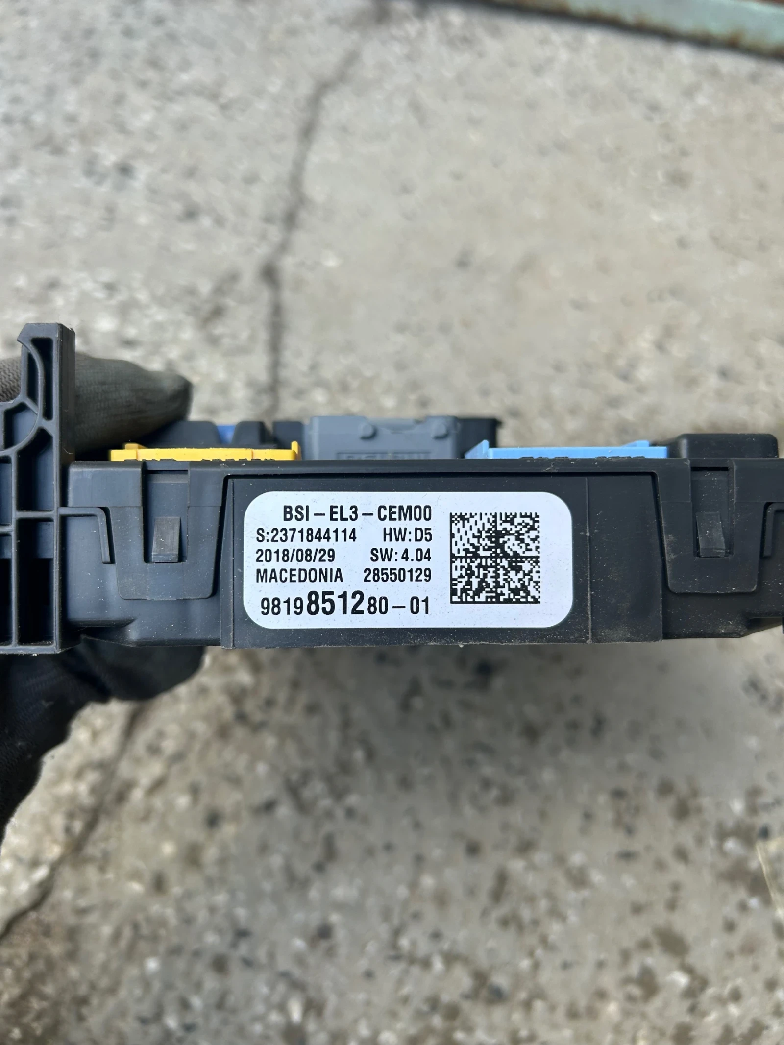 9819851280-01 BSI модул PEUGEOT CITROEN 9819851280-01 28550129, снимка 2 - Части - 55195116