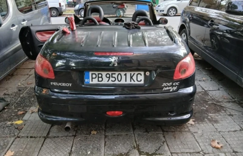 Peugeot 206 CC, снимка 8 - Автомобили и джипове - 52337044