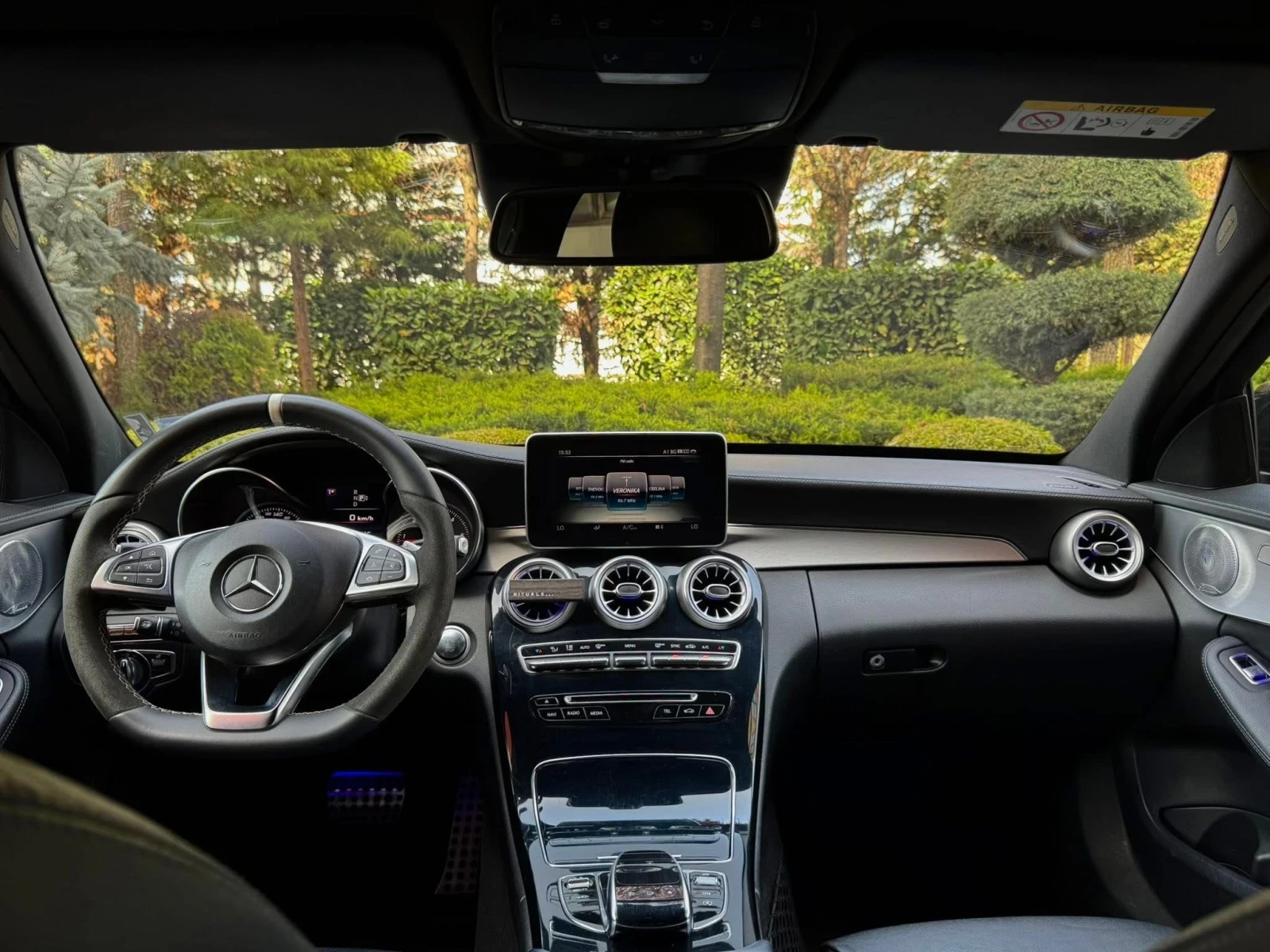 Mercedes-Benz C 220 6.3s AMG line\Head-up\Distronic\Keyless\Burmester - изображение 9