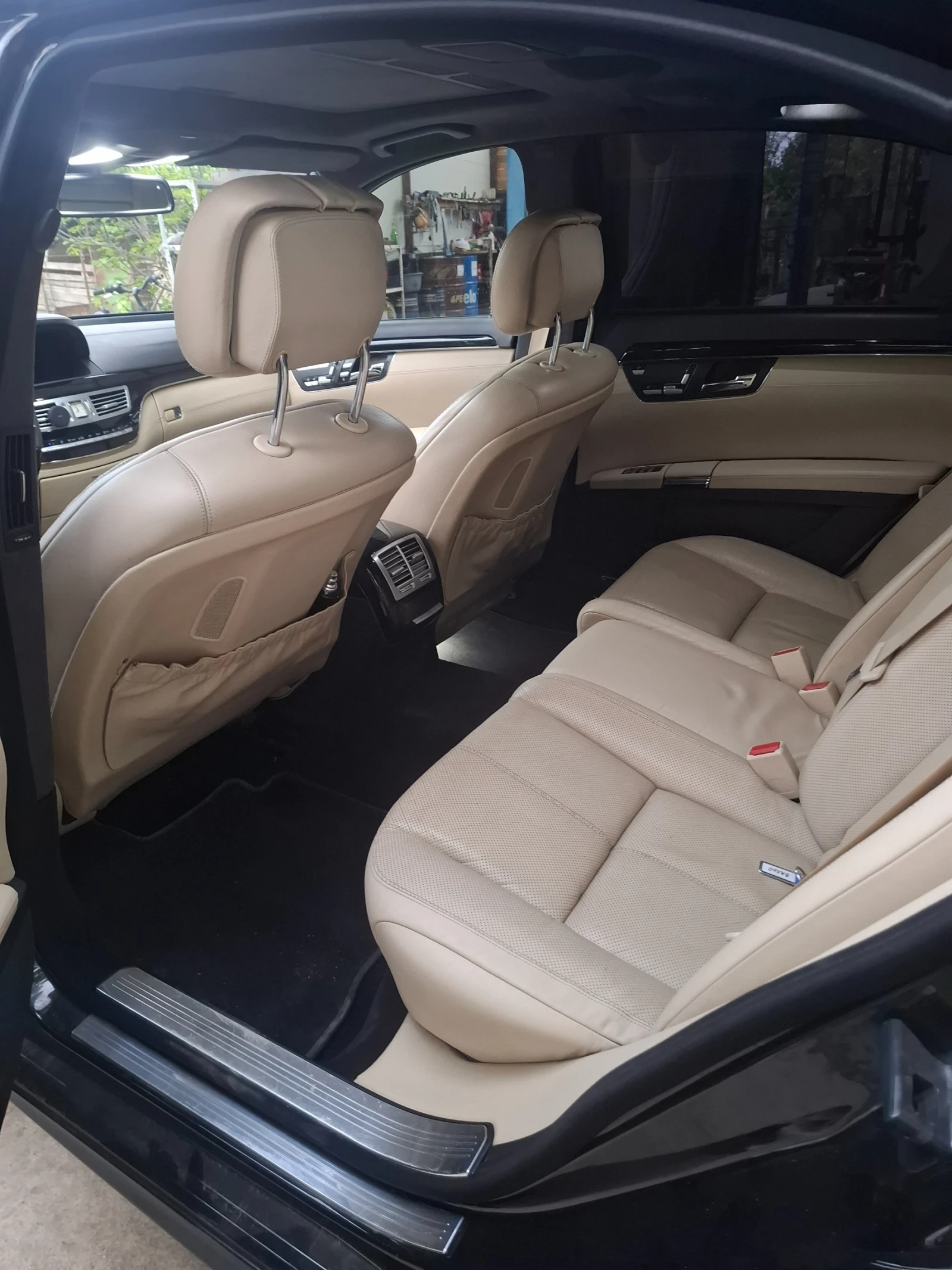 Mercedes-Benz S 550 Перфектен s550 Long бензин газ, снимка 9 - Автомобили и джипове - 54487117
