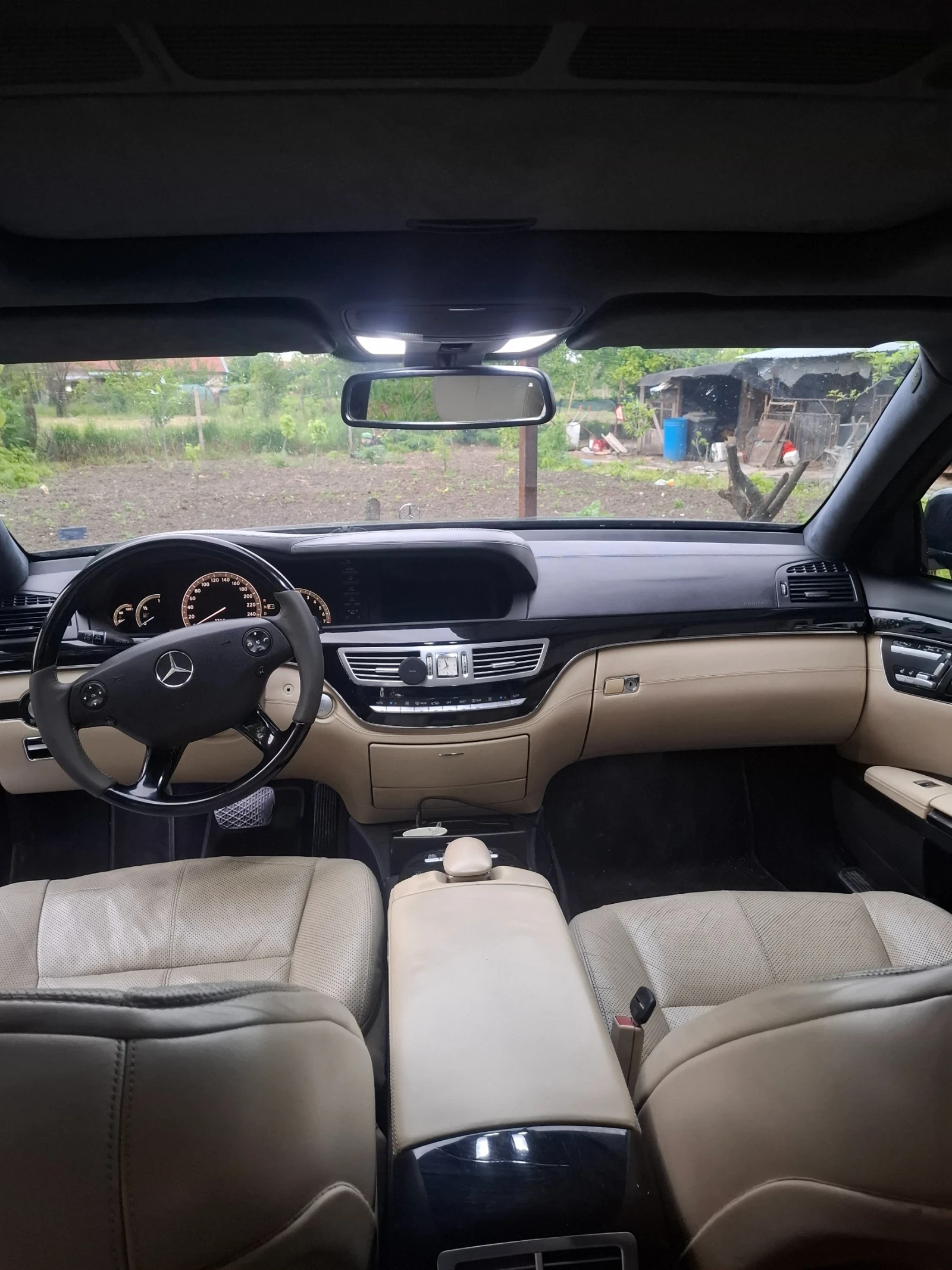 Mercedes-Benz S 550 Перфектен s550 Long бензин газ, снимка 8 - Автомобили и джипове - 54487117