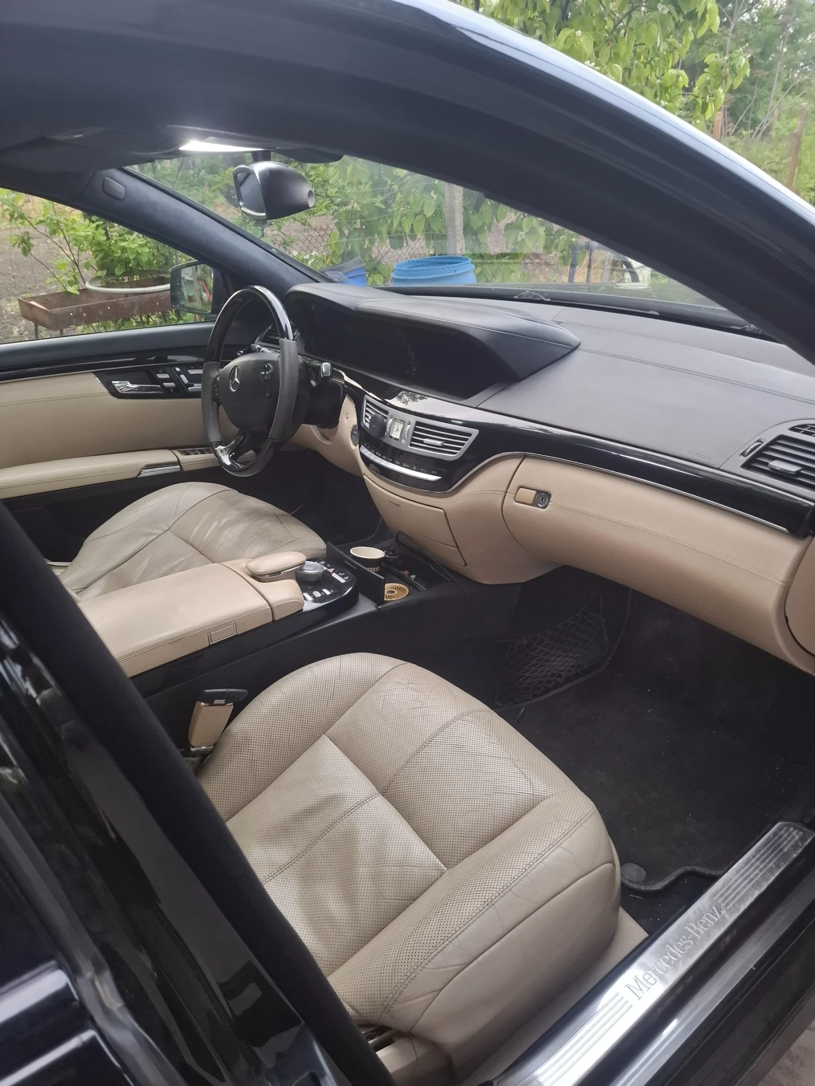Mercedes-Benz S 550 Перфектен s550 Long бензин газ, снимка 6 - Автомобили и джипове - 54487117