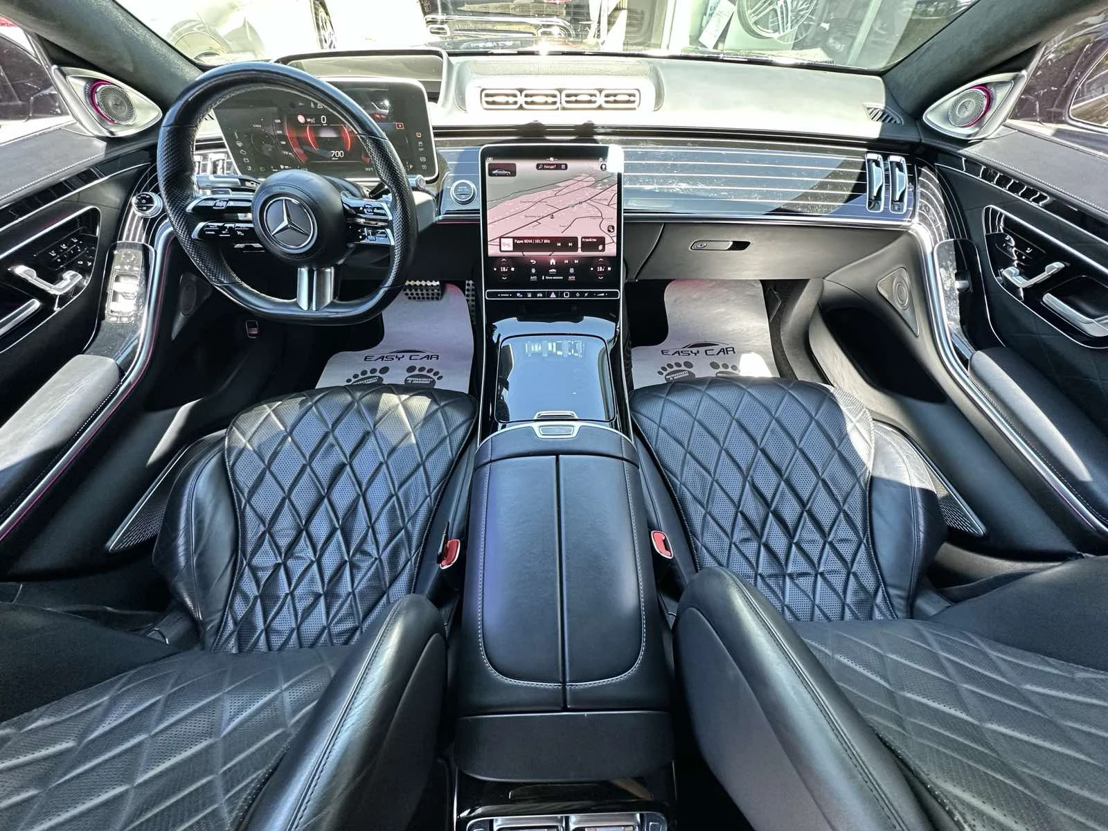 Mercedes-Benz S 500 4MATIC/AMG/NAVI/CAMERA 360/PANO/, снимка 11 - Автомобили и джипове - 54552724
