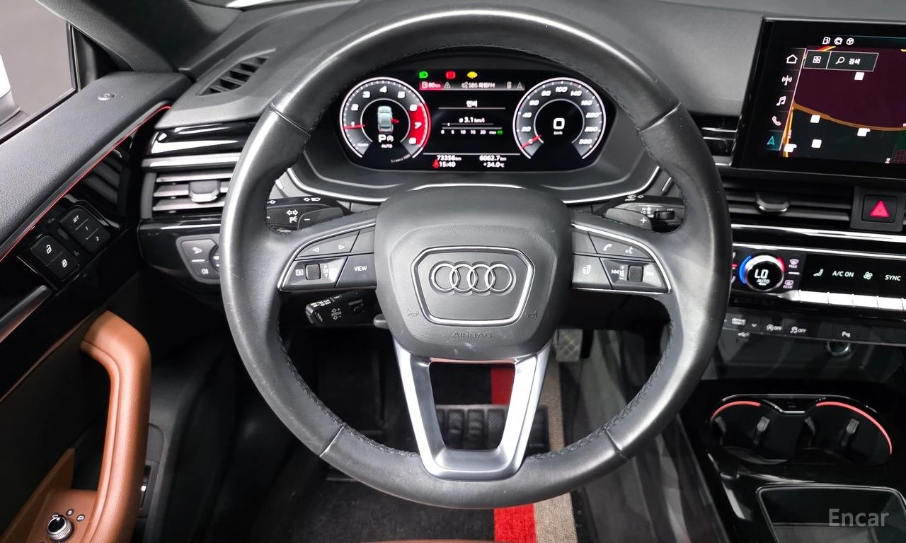 Audi A5 40TFSI* MATRIX* S* LINE* ОБДУХВАНЕ* ХЕДЪП* ДИСТРОН, снимка 8 - Автомобили и джипове - 55722709