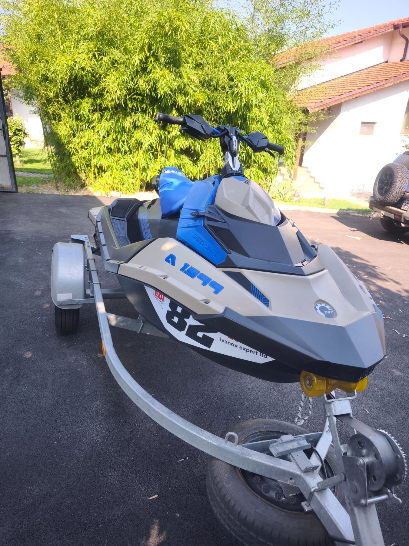 Джет Bombardier Sea Doo Spark trixx , снимка 2 - Воден транспорт - 55767353