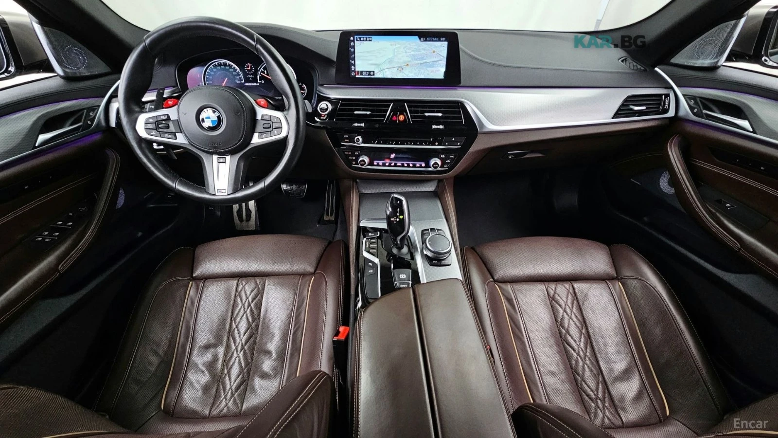 BMW 550 d / M PKG / XDRIVE / DISTRONIC / BOWERS / ОБДУХ , снимка 8 - Автомобили и джипове - 54766230