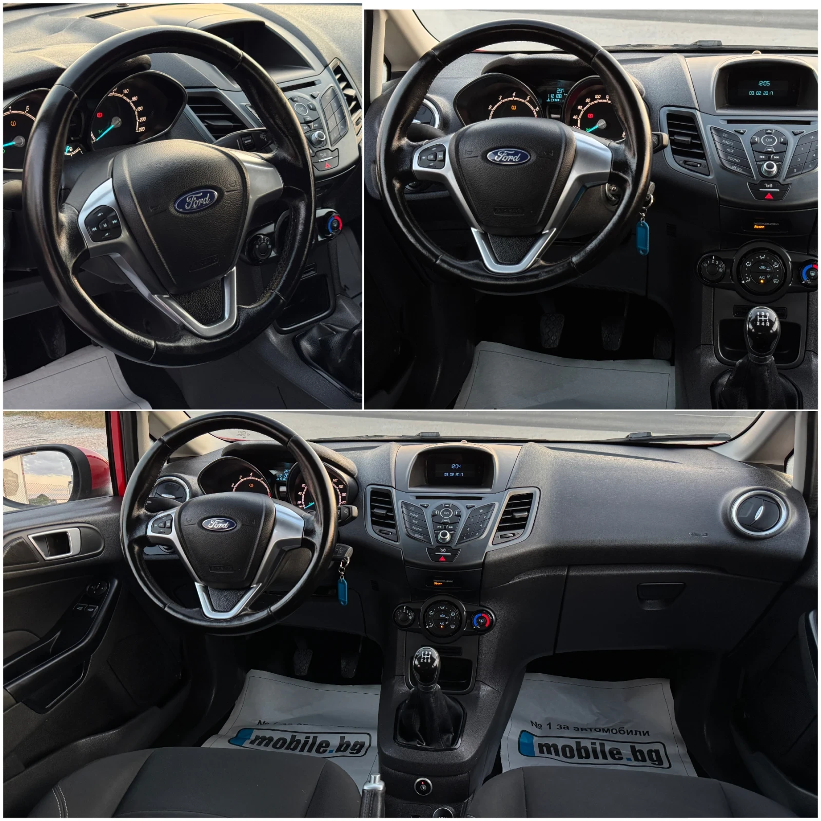 Ford Fiesta 1.4* 97hp* ФАБРИЧНА ГАЗ* BRC* TITANIUM* LED PACK* , снимка 11 - Автомобили и джипове - 55675166