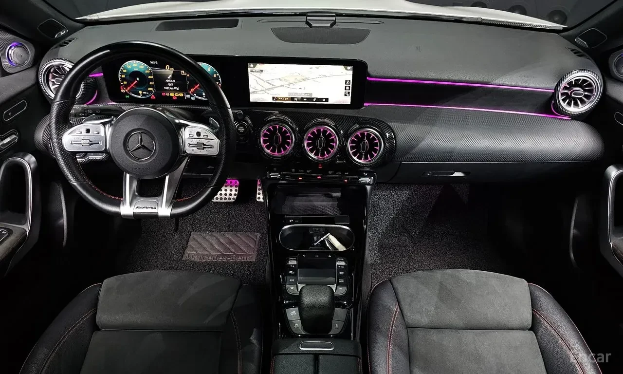 Mercedes-Benz A45 AMG 4MATIC* + BURMESTER* ХЕДЪП* 360КАМЕРА* , снимка 8 - Автомобили и джипове - 56317104