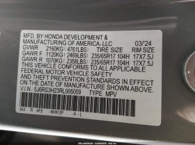 Honda Cr-v 1.5l Lx 2Wd, снимка 9