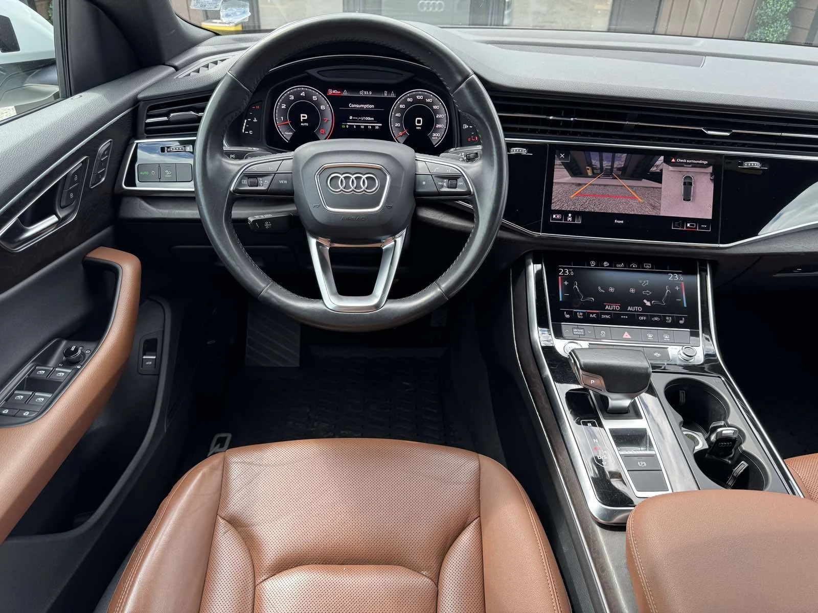 Audi Q8 55TFSI* S-LINE* BLACK OPTICS* BANG&OLUFSEN* 360, снимка 9 - Автомобили и джипове - 55559251