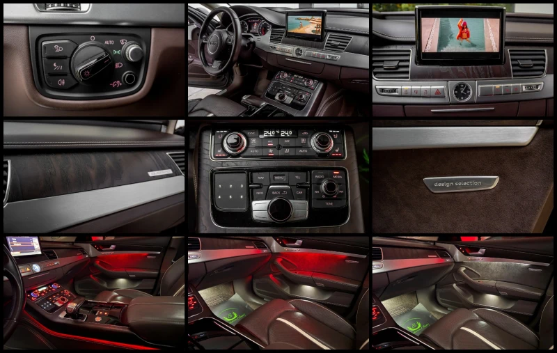 Audi A8 4.2TDI* S8-PACK* DESIGN SELECTION* HEAD UP* NIGHT, снимка 17 - Автомобили и джипове - 52396021