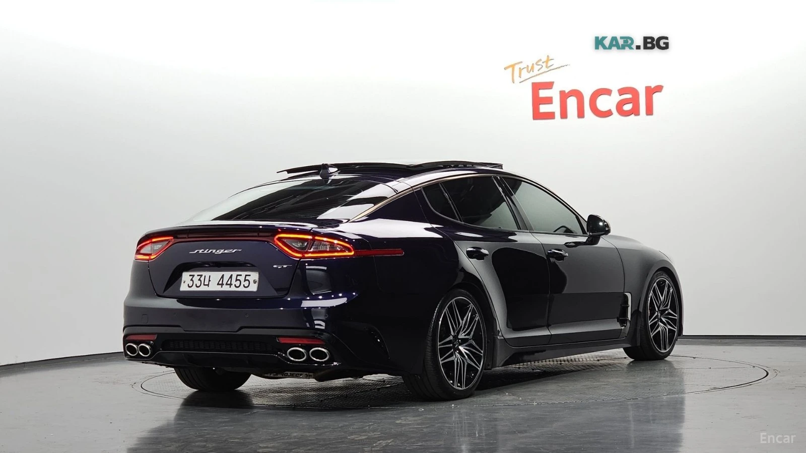 Kia Stinger 3.3 GT MASTERS* DISTRONIC* 360* ХЕДЪП* LEXICON* , снимка 3 - Автомобили и джипове - 56740740