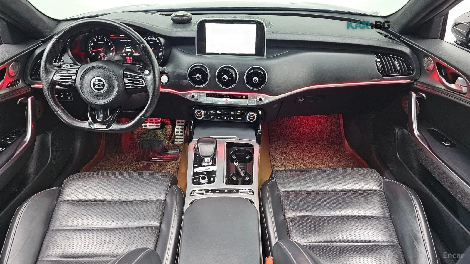 Kia Stinger 3.3 GT MASTERS* DISTRONIC* 360* ХЕДЪП* LEXICON* , снимка 8 - Автомобили и джипове - 56740740