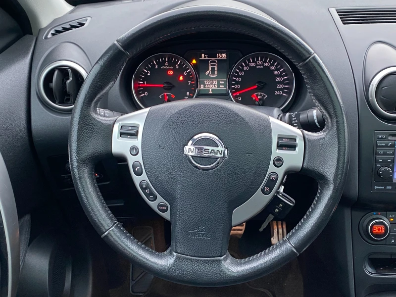 Nissan Qashqai 1.6i-ГАЗ-120000km-NAVI-PANORAMA-CAMERA-KLIMATRONIK, снимка 11 - Автомобили и джипове - 48634569